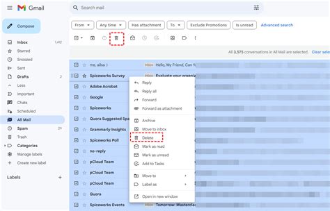 google all mail folder.
